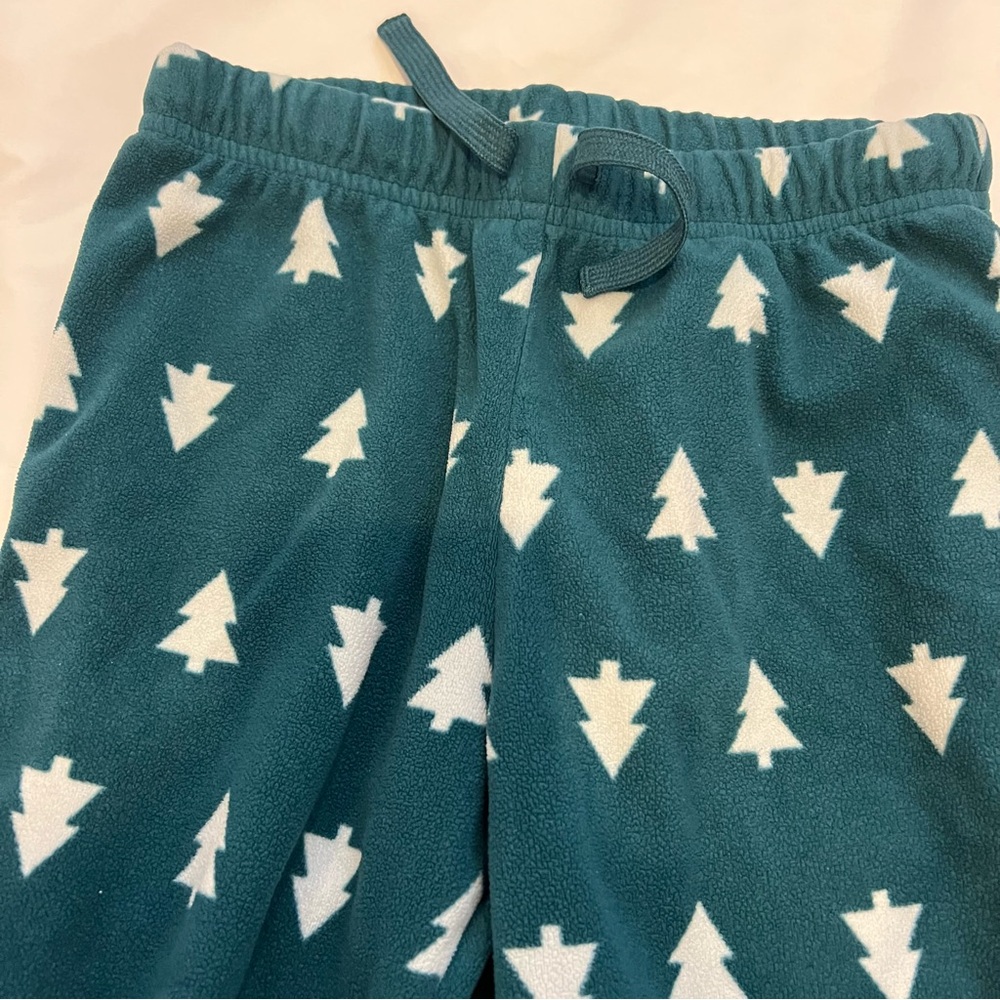 Primary Christmas Tree Fleece Pajama Jogger Size 6-7 Years - Picture 3 of 9